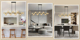Mid Century Modern Chandelier 16-Lights Sputnik Chandelier 54in Chandelies