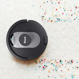 AI Robot Vacuum Cleaner Ideal for Pet Hair, Alexa Compatible, Black/Silver (Re