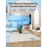 3-IN-1 Evaporative Air Cooler, Cooling Fans that Blow Cold Air with 12H Timer