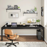 Tribesigns 78.7 Inches Extra Long Computer Desk 2 Person Desk, Double Long Desk