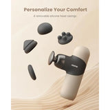 Mini Thermal Massage Gun with Heat Portable for Neck and Back Comfort