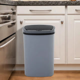 13 Gallon Tall Kitchen Garbage Can Touch-Free Motion Sensor High-Capacity Kitchen Trash Can Waterproof Office Trash Can