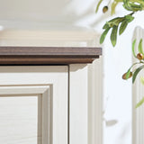Farmhouse 6-Drawer Dresser, rustic wood storage cabinet for bedroom