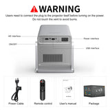 Magcubic Home Outdoor Projector 8K X7 AI Smart Projector with Android 14