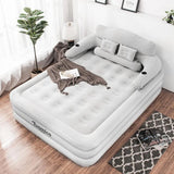 2 Persons Inflatable Mattress Camping Folding Home Indoor Outdoor