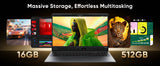 16" Laptop Computer Intel Core i5 Processor Win11 Pro Laptop