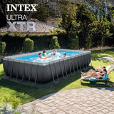 Above Ground Swimming Pool for Backyard, Steel Frame,24 ft x 12 ft x 52 in