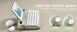 YUNZII B307 Wireless Keyboard, Retro Typewriter Aesthetic Keyboards