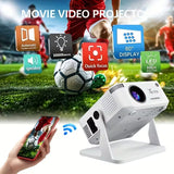 Xnano HA109 Mini Projector Android11 WiFi6 BT5.0 280 ANSI 720P Built-in App