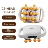 22-Head Fascia Body Massage Gun Back, Neck and Waist Massager
