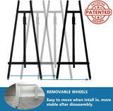 A-Frame Wooden Display Easel - Adjustable Lyre Beechwood Studio Easel