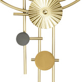 Wall Clock Modern Decorative Art Clock Silent Wall Clock Iron Wall Decoration