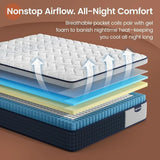 Hybrid 14 King Size Mattress with Extra Back and Lumbar Support