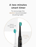 Fairywill Sonic Electric Toothbrush FW-D7 set USB Charge Toothbrushes case for Adult with tooth brush Heads