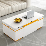 U-Can Lift-Top Coffee Table with 4 Storage Table for Living Room