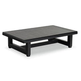 Outdoor Couture Collection Montford Black Patio Coffee Table