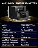 US/EU Stock A3 XP600 UV Printer A4 L805 UV Flatbed Printing Machine For Pen Metal Wood Acrylic UV DTF Printer UV Sticker Printer
