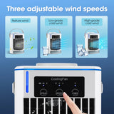 Mini Portable Air Conditioner Fan, Mobile Small Conditioning Fan for Room