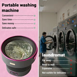 13L Portable Washing Machine for Underwear & Socks, Foldable Mini Washer with 3 Wash Modes