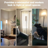 64 Inch Floor Lamp For Living Room With LED Bulb, 3 Color Temperatures
