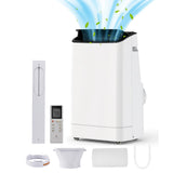 14000BTU 3-in-1 Cooling Fan Dehumidifier, Remote Control & Window Mount Kit