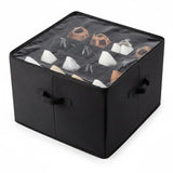 Under Bed Shoe Storage Organizer, 1 Pack, 16 Compartments w/Clear Window