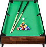 40in Tabletop Billiard Table, Pool Arcade Game Table for Living