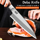 FINDKING Knife 6.5 inch Sushi Deba Kitchen Knife Japanese Sashimi Knife