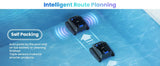 Cordless Robotic Cleaner with 4 Motors Self-Parking for Above Ground Pools