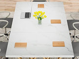 Executive Desk,Large Computer Desk, Modern Office Desk Conference Table Meeting Room Table