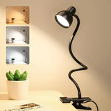 Clip on Light Reading Light for Bed 3 Color Modes 10 Dimmable Brightness Eye Care Clamp Desk Lamp