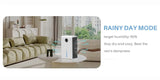 Dehumidifier, 88oz Water Tank, Portable Dehumidifier for Bedroom,1000 sq.ft
