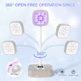Wireless Nail Lamp LED UV Nail Dryer Rechargeable With Auto Sensor Touch Control Fast Drying Nail Light 360°