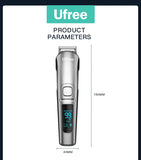 Ufree Electric Hair Cutting Machine Beard Trimmer Hair Clipper Rechargeable Man Shaver Trimmer Barber