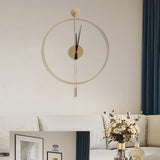 Modern Swing Wall Clock -Ultra Silent, Numberless Dial, Perfect Gift for Home