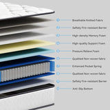 14 Inch Mattress, Hybrid Mattress Memory Foam Mattress, Customized