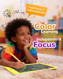 10 Inch LCD Writing Tablet for Kids, Colorful Doodle Board with Erase Lock,
