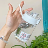 350/550ml Travel Plastic Clear Drinking Bottle Sports Water Bottle Drinking Cup