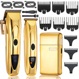 Professional Hair Clippers Electric Razor Shavers Men 3 Piece Set Rechargeable Clippers and Trimmers