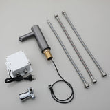 KEMAIDI Touchless Automatic Sensor Bathroom Faucet Brushed Gold Vessel Sink Tap Hands-Free Smart