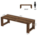 Tribesigns 86.61-Inch Dining Table for 6-8 People, Modern Narrow Long Kitchen Table