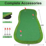 Professional Large Golf Putting Green Practice Mat for Outdoor and Indoor