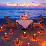 50 Pcs Candle Holder Wedding Centerpiece for Table Home Birthday