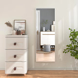 Hasipu Door Mirror Full Length, 44"x 16" Wall Mounted Mirror for Bedroom