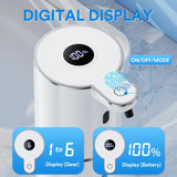 Touchless Automatic Soap Dispenser with Digital Display, 6 Adjustable Levels