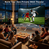150 inch Projector Screen with Stand for Sports events & Football Match