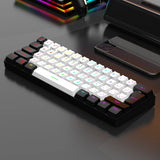 60% wired gaming keyboard, RGB backlight ultra compact mini keyboard