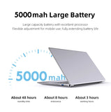 Xiaman 14.1 Inch HD Display Laptop Computer Windows 11 Pro Intel Atom A3950 Laptops Lightweight