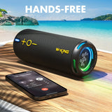 W-KING D320 40W Portable Speaker, IP67 Waterproof, APP Control, High-Quality Audio, TF/AUX, Dynamic Lights