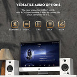 OHAYO 60W Computer Speakers for Gaming and Music, Active Bluetooth